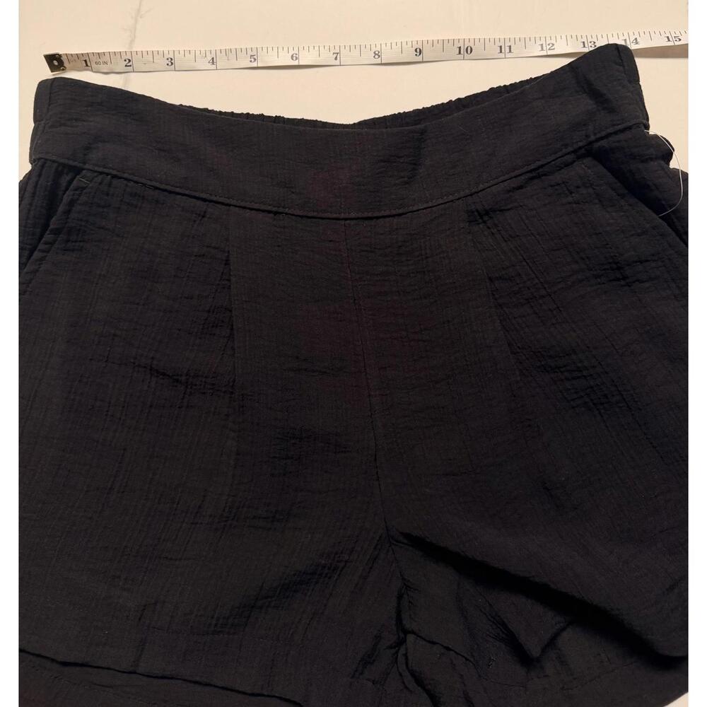 a new day Black Textured Lounge Shorts Women’s Medium NWOT - Picture 4 of 6
